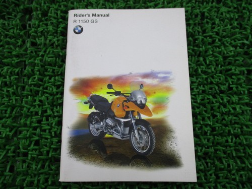 R1150gs owner manual bmw - owner's,