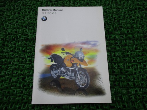 R1150gs owner manual 3rd - owner's, manual,