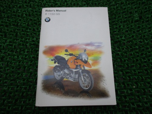 R1150gs owner manual 3rd - r1150gs, manual,