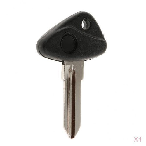 Black motorcycle remote key - 4x,