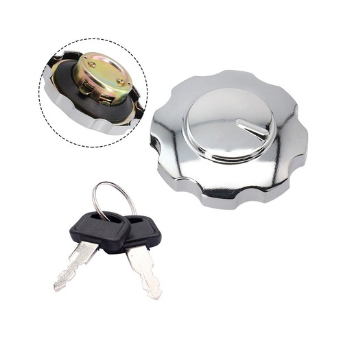 Motorcycle locking fuel cap - locking,